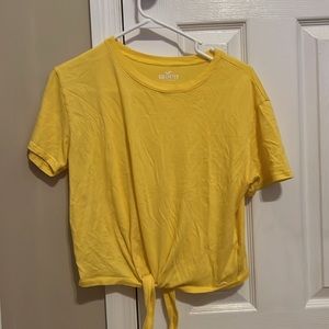Hollister yellow shirt